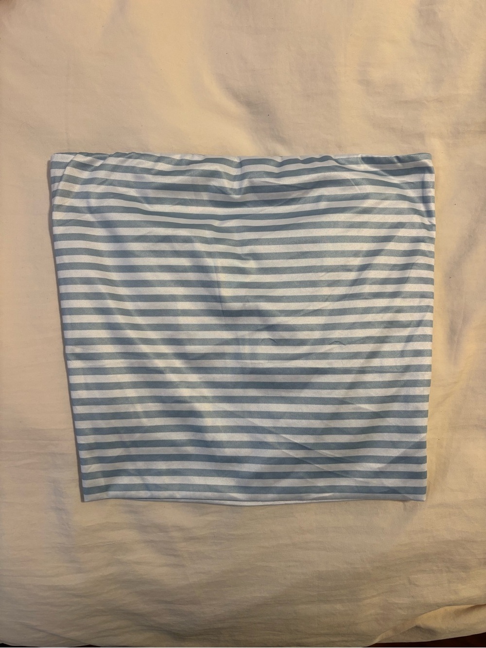 Striped Blue & White Tube top -never worn